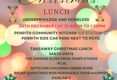 penrith community kitchen christmas lunch 2024